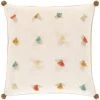 Surya Rainbow Pom Pom Pillow Best Sellers