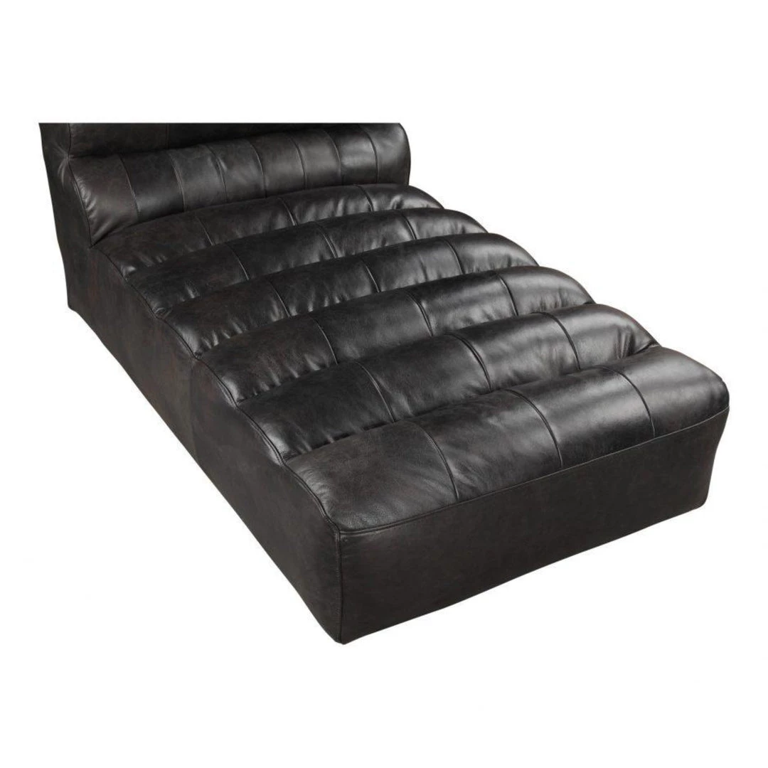 MOES Ramsay Leather Chaise Best Sellers