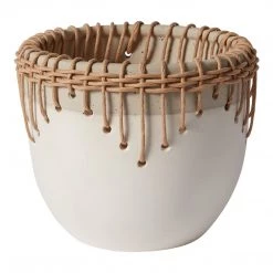Accent Decor Rattan Dream Pot