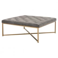 Essentials For Living Rochelle Upholstered Square Coffee Table