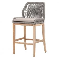 Essentials For Living New Outdoor Rope Me In Outdoor Bar + Counter Stool