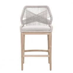 Essentials For Living Rope Me In Outdoor Bar + Counter Stool New Outdoor