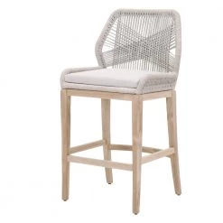 Essentials For Living Rope Me In Outdoor Bar + Counter Stool New Outdoor