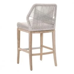 Essentials For Living Rope Me In Outdoor Bar + Counter Stool New Outdoor
