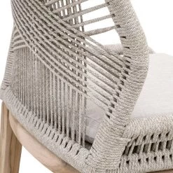 Essentials For Living Rope Me In Outdoor Bar + Counter Stool New Outdoor