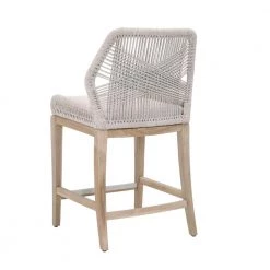 Essentials For Living Rope Me In Outdoor Bar + Counter Stool New Outdoor