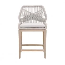 Essentials For Living Rope Me In Outdoor Bar + Counter Stool New Outdoor