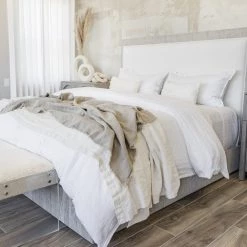 Traditions Linens Rustic Linen Throw Best Sellers