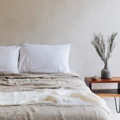 Traditions Linens Rustic Linen Throw Best Sellers