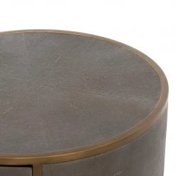 Fourhands Shagreen Round Nightstand Best Sellers