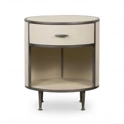 Fourhands Shagreen Round Nightstand Best Sellers