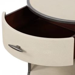 Fourhands Shagreen Round Nightstand Best Sellers