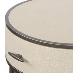 Fourhands Shagreen Round Nightstand Best Sellers