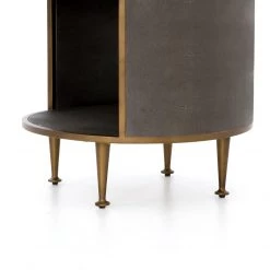 Fourhands Shagreen Round Nightstand Best Sellers