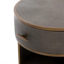 Fourhands Shagreen Round Nightstand Best Sellers