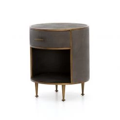 Fourhands Shagreen Round Nightstand Best Sellers