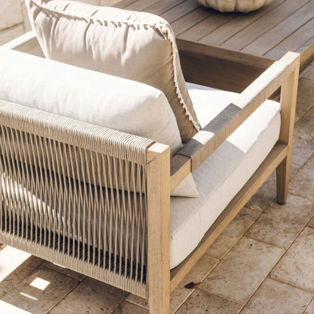 Fourhands New Outdoor Sherwood Outdoor Chair, Washed Brown