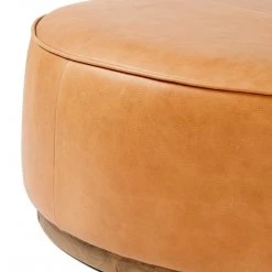 Fourhands Sinclair Large Round Ottoman Best Sellers