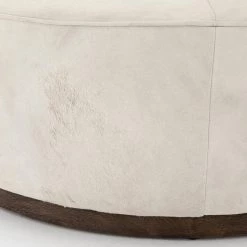 Fourhands Sinclair Large Round Ottoman Best Sellers