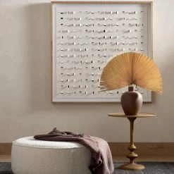 Fourhands Sinclair Large Round Ottoman Best Sellers