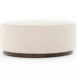 Fourhands Sinclair Large Round Ottoman Best Sellers