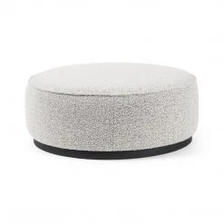 Fourhands Sinclair Large Round Ottoman Best Sellers