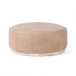 Fourhands Sinclair Large Round Ottoman Best Sellers