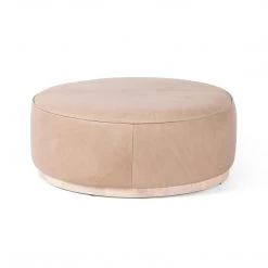 Fourhands Sinclair Large Round Ottoman Best Sellers