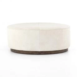 Fourhands Sinclair Large Round Ottoman Best Sellers
