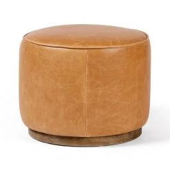 Fourhands Sinclair Round Ottoman Best Sellers