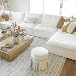 Essentials For Living Sky 6 Piece Sectional W/ Ottomans