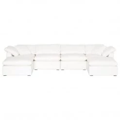 Essentials For Living Sky 6 Piece Sectional W/ Ottomans