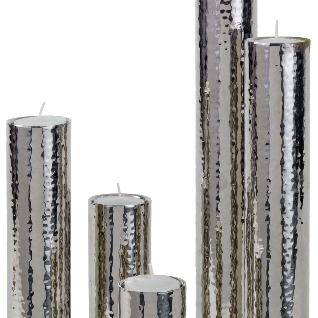 Regina Andrews Slightly Hammered Vase Set New Home Decor