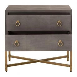 Essentials For Living Strand Shagreen 2-Drawer Nightstand Best Sellers