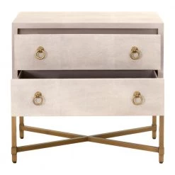 Essentials For Living Strand Shagreen 2-Drawer Nightstand Best Sellers