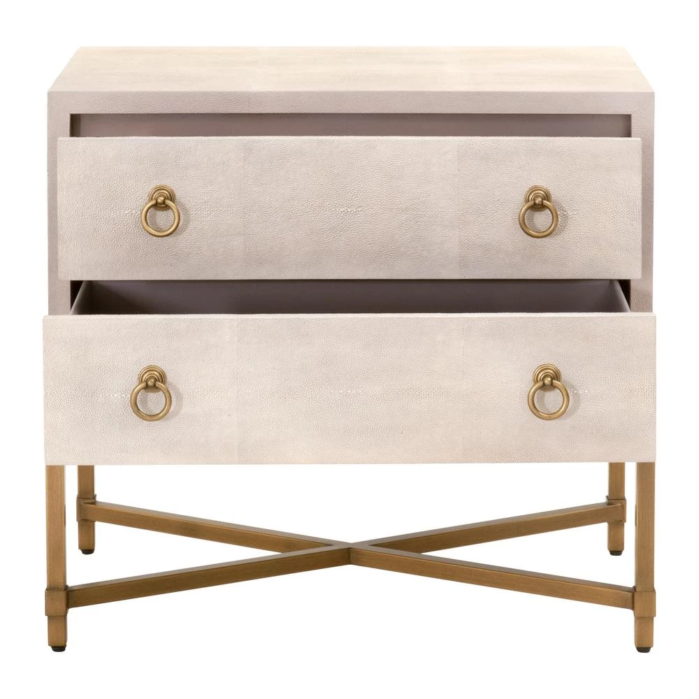 Essentials For Living Strand Shagreen 2-Drawer Nightstand Best Sellers