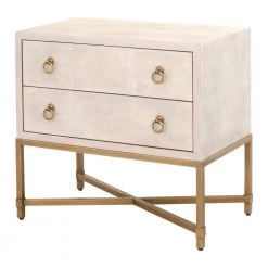 Essentials For Living Strand Shagreen 2-Drawer Nightstand Best Sellers