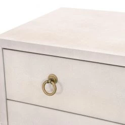 Essentials For Living Best Sellers Strand Shagreen 3-Drawer Nightstand