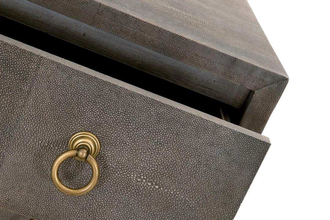 Essentials For Living Best Sellers Strand Shagreen 3-Drawer Nightstand