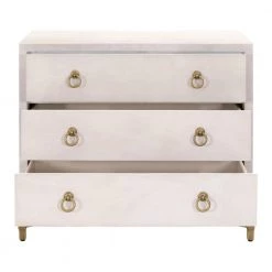Essentials For Living Best Sellers Strand Shagreen 3-Drawer Nightstand