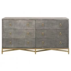 Essentials For Living Strand Shagreen 6-Drawer Double Dresser Best Sellers