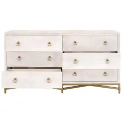Essentials For Living Strand Shagreen 6-Drawer Double Dresser Best Sellers