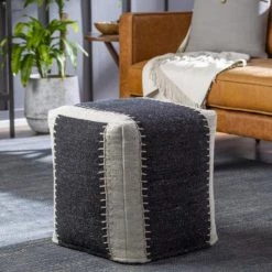 Surya Best Sellers Tacoma Pouf