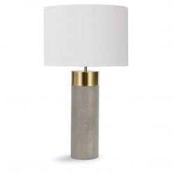 Regina Andrews Textured Cylinder Table Lamp