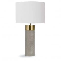Regina Andrews Textured Cylinder Table Lamp