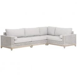 Essentials For Living Tropez Outdoor Modular Left Facing 1-Arm Sofa New Outdoor