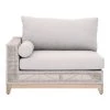 Essentials For Living Tropez Outdoor Modular Left Facing 1-Arm Sofa New Outdoor