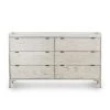 Fourhands Best Sellers Viggo 6 Drawer Dresser-Vintage White Oak