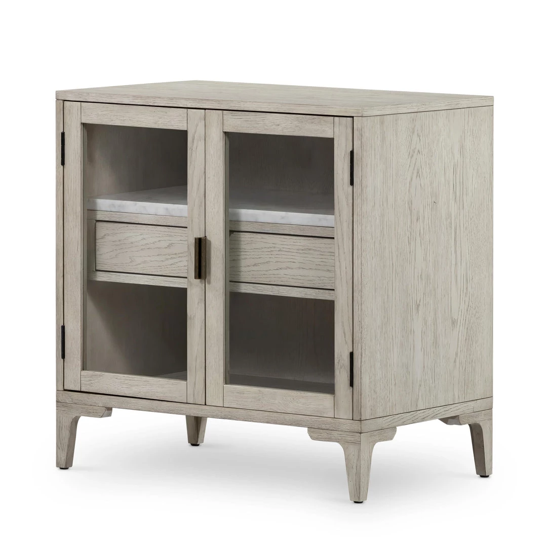 Fourhands Viggo Cabinet Nightstand-Vintage Wht Oak