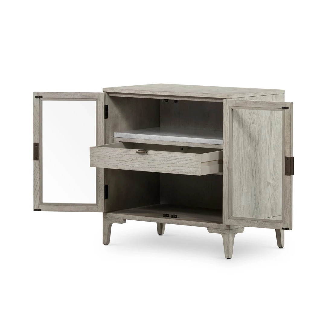 Fourhands Viggo Cabinet Nightstand-Vintage Wht Oak